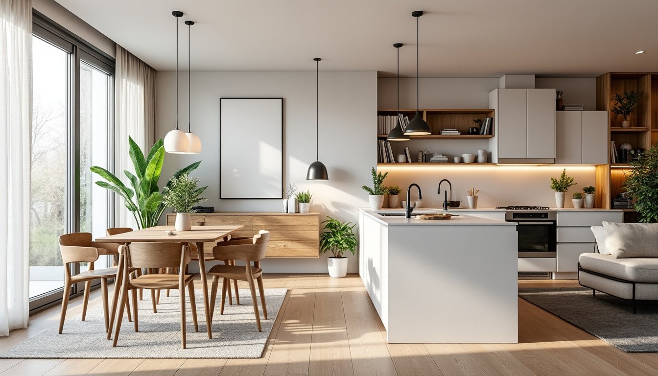 découvrez nos meilleures astuces pour aménager une cuisine, une salle à manger et un salon dans une même pièce. optimisez l'espace et créez un intérieur convivial, fonctionnel et harmonieux grâce à des conseils pratiques.