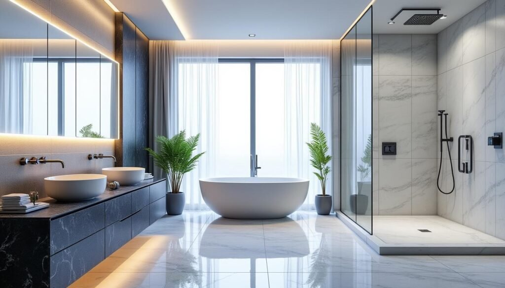 découvrez dans ce guide complet tous les éléments à connaître sur le prix d'une rénovation de salle de bain : fourchettes de tarifs, facteurs influençant le budget, exemples de devis et conseils pour bien estimer vos travaux.