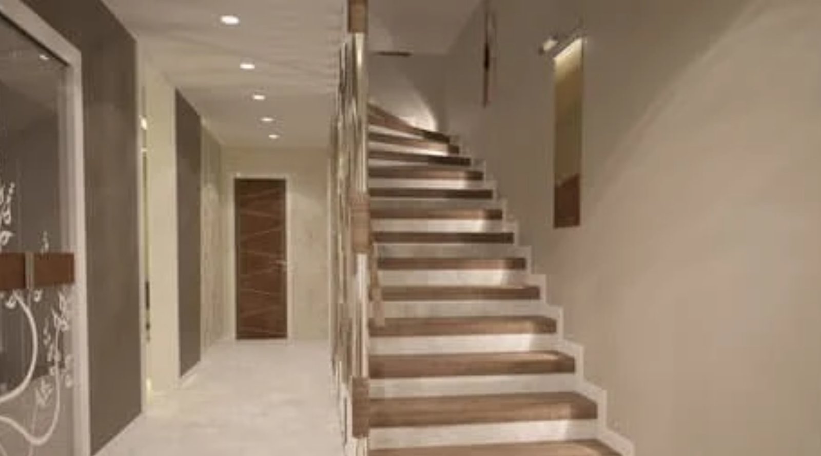 escalier très épuré