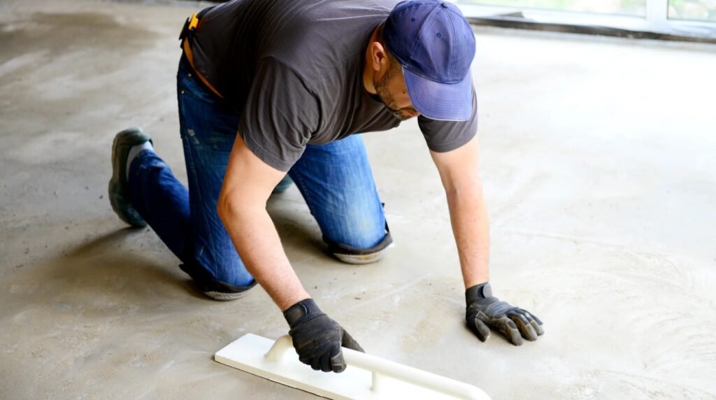 pose de béton ciré