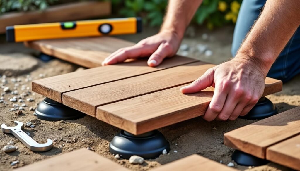 découvrez si poser une terrasse sur un plot est une tâche difficile et obtenez des conseils pratiques pour réussir votre installation facilement.