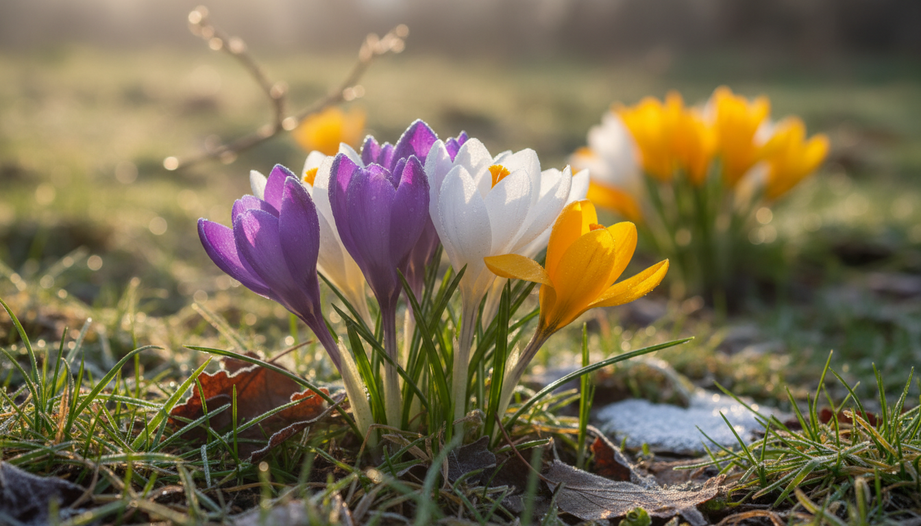 découvrez le crocus, la fleur colorée et précoce qui annonce l'arrivée du printemps avec ses premières floraisons éclatantes.