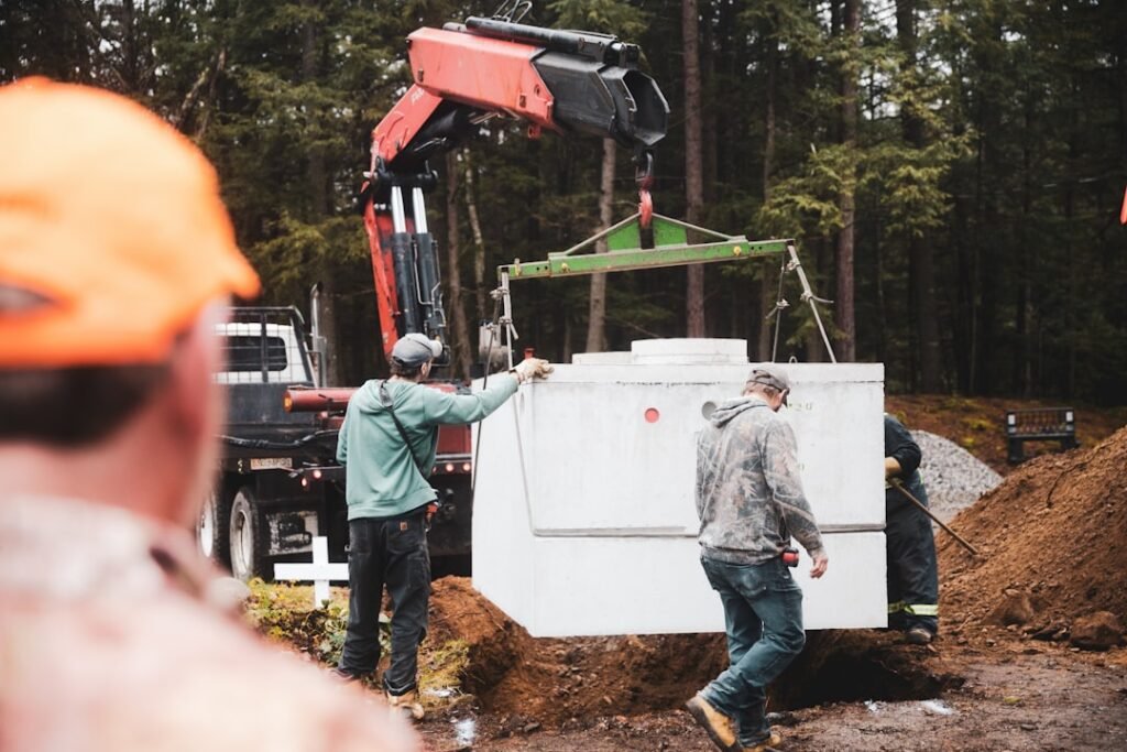 service de vidange de fosses septiques rapide et efficace pour garantir un système d'assainissement propre et fonctionnel.