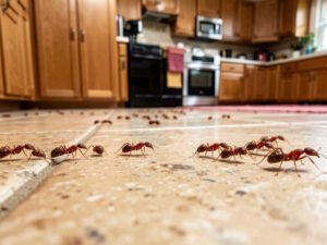 Fourmis rouges dans la maison signification et solutions