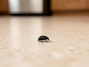 Petit insecte noir rond maison : comment s'en débarrasser